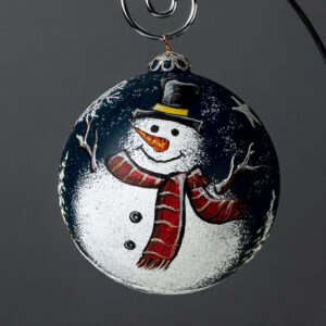 Ceramic decoration for the Christmas tree.  Big Ball Article 123.