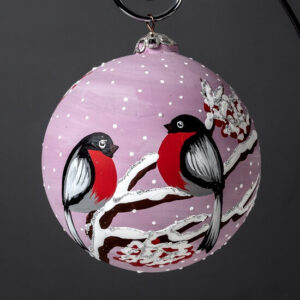 Ceramic decoration for the Christmas tree.  Big Ball Article 928
