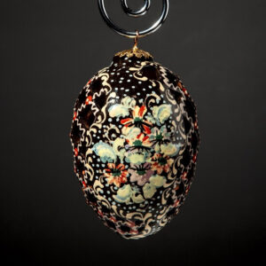 Ceramic decoration for the Christmas tree.  Cone Article 376