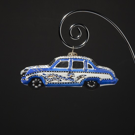 Ceramic decoration for the Christmas tree . A Car - Image 2